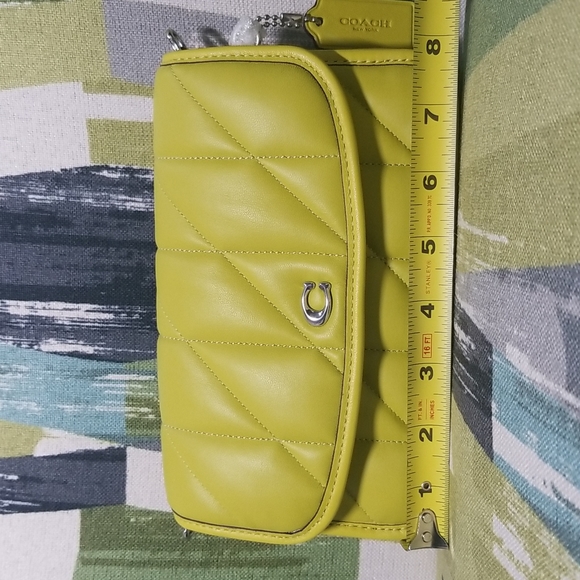 Coach Bags Coach Quilted Leather Pillow Hayden In Keylime Poshmark